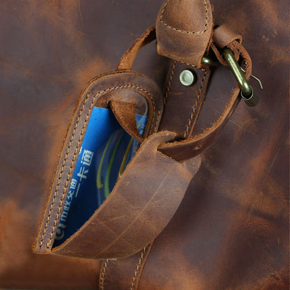 Traditional Leather Holdall