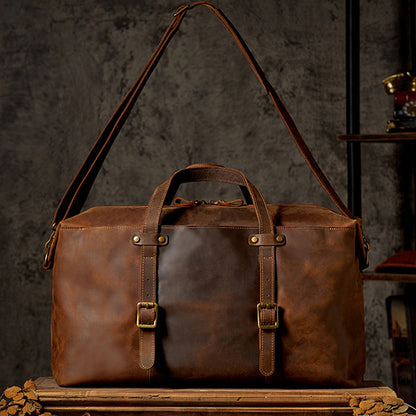 Leather Travel Satchel