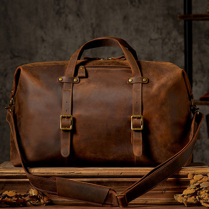 Leather Travel Satchel