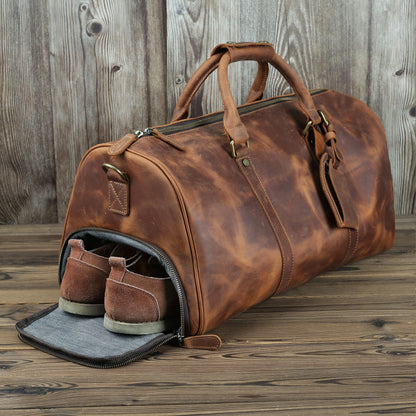 Traditional Leather Holdall